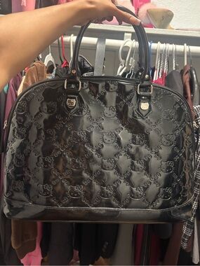 Hello Kitty Black Patent Tote